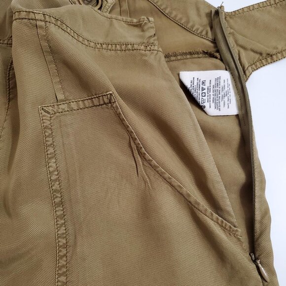 Hei Hei Anthropologie Recreation Utility Overalls XS Olive Green Wide Leg Pocket - Picture 15 of 16